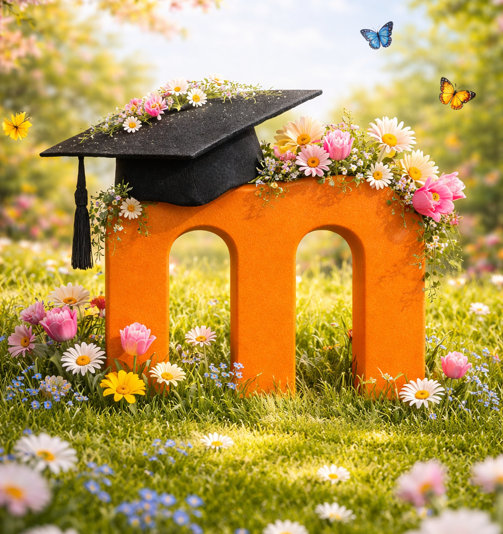 Moodle Logo im Frühling